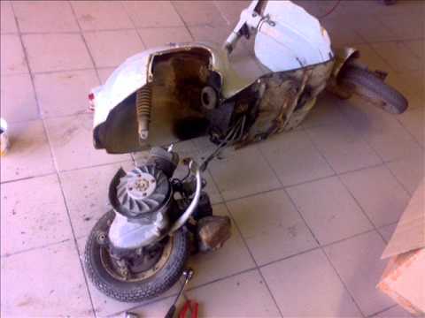Vespa 50 N Morassi - 1964 - smontaggio - parte 1