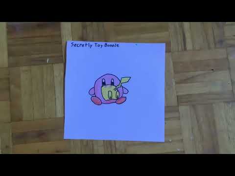 Kirby Inhaling a Pikachu Drawing