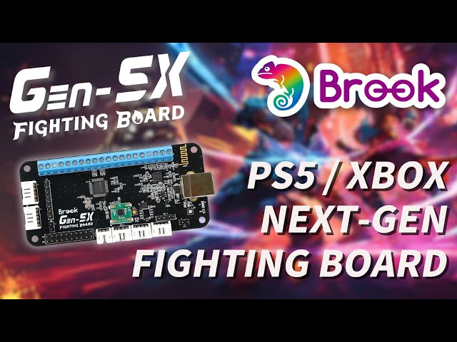 Vídeo relacionado con Brook GEN5X Fighting Board - Soporte multiplataforma definitivo: compatible con PS5, Xbox Series, NS 2 y PC, capacidad de respuesta ultra rápida, ideal para juegos de lucha (versión exclusiva)