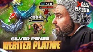 SILVER PENSE MÉRITER LE PLATINE, SÛREMENT LA PIRE PARTIE DE SA VIE (Analyse délu)