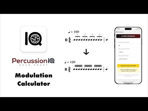 How To Use Metric Modulation To Practice Complex Rhythms | The Percussion IQ App