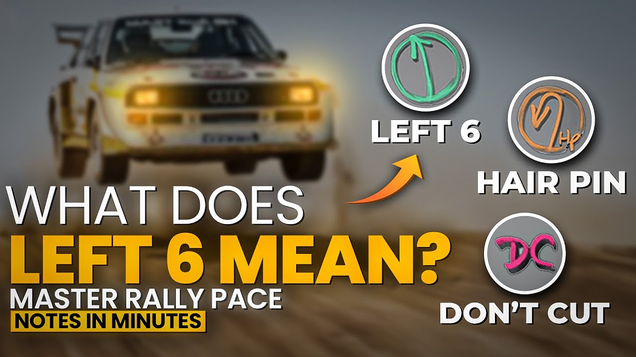 Rally Pace Notes EXPLAINED | Read Co-Driver Calls Like a Pro (Tutorial)