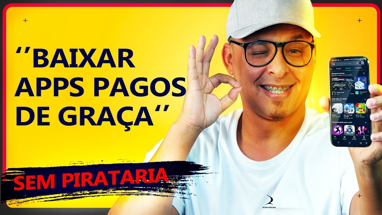 Como Baixar Aplicativos PAGOS de GRAÇA! SEM PIRATARIA! Apps pagos de graça! Dudu Rocha.