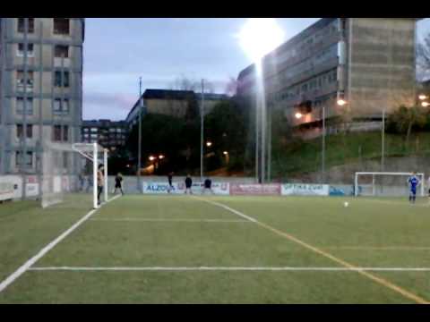C.D. PASAJES - ALOÑA MENDI (4-0) - 2009-10 - Gol Josu