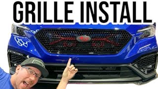 Noble Sports Grille Install with or without Badge | 2022+ Subaru WRX
