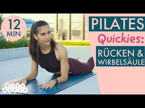 12-MIN PILATES Quickie: BACK & SPINE | 🧱🍑👑 Mix & match your workout!