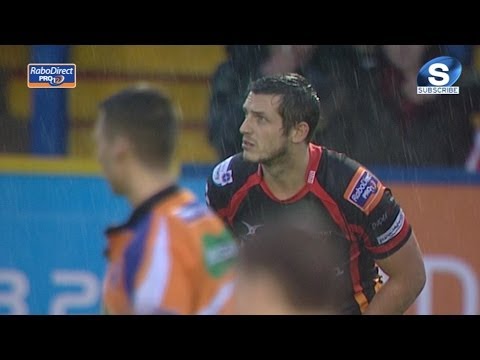 Jason Tovey Penalty 2 Cardiff Blues v Newport Gwent Dragons 01 Jan 2014