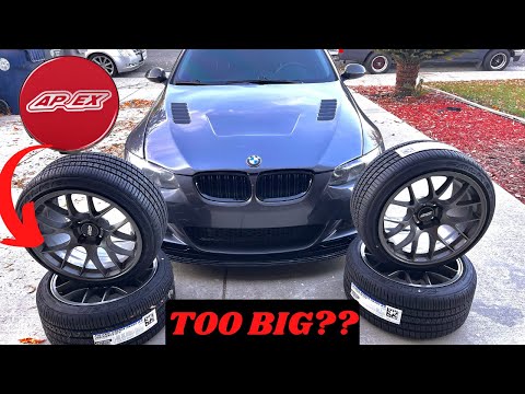 E92 335i gets new wheels!!!!! APEX EC-7 ET33 18\"X10\"