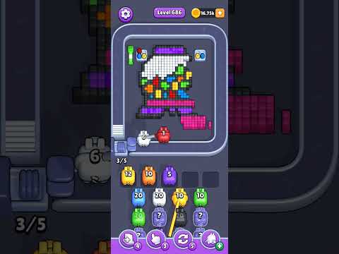 Pixel Flow Level 686 Walkthrough