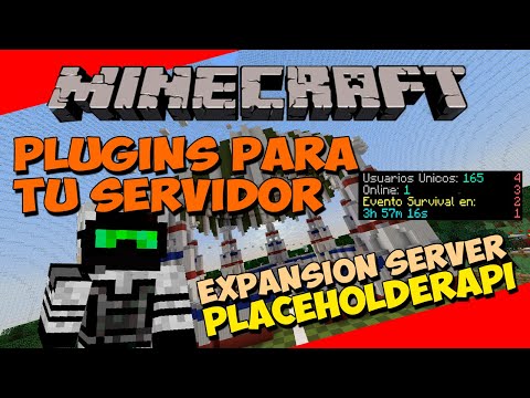 PLUGINS for your Minecraft SERVER - Server Variables (Expansion SERVER PlaceholderAPI)