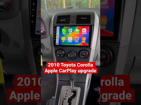 Thumbnail for 2010 Toyota Corolla 9” QLED Apple CarPlay#applecarplay #explore #fyp #shorts #corolla #toyota #car by Toyota, Toyota Corolla, Car