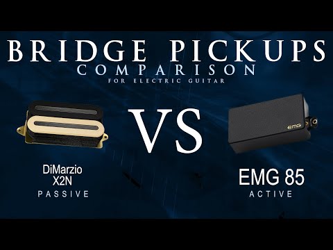 DiMarzio X2N vs EMG 85 - Bridge Guitar Pickup Comparison Tone Demo