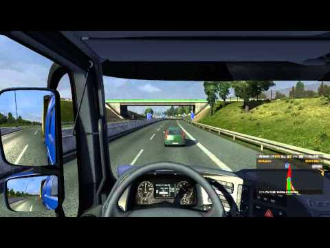 Euro Truck Simulator 2 Mercedes Actros Warszawa - Poznaň