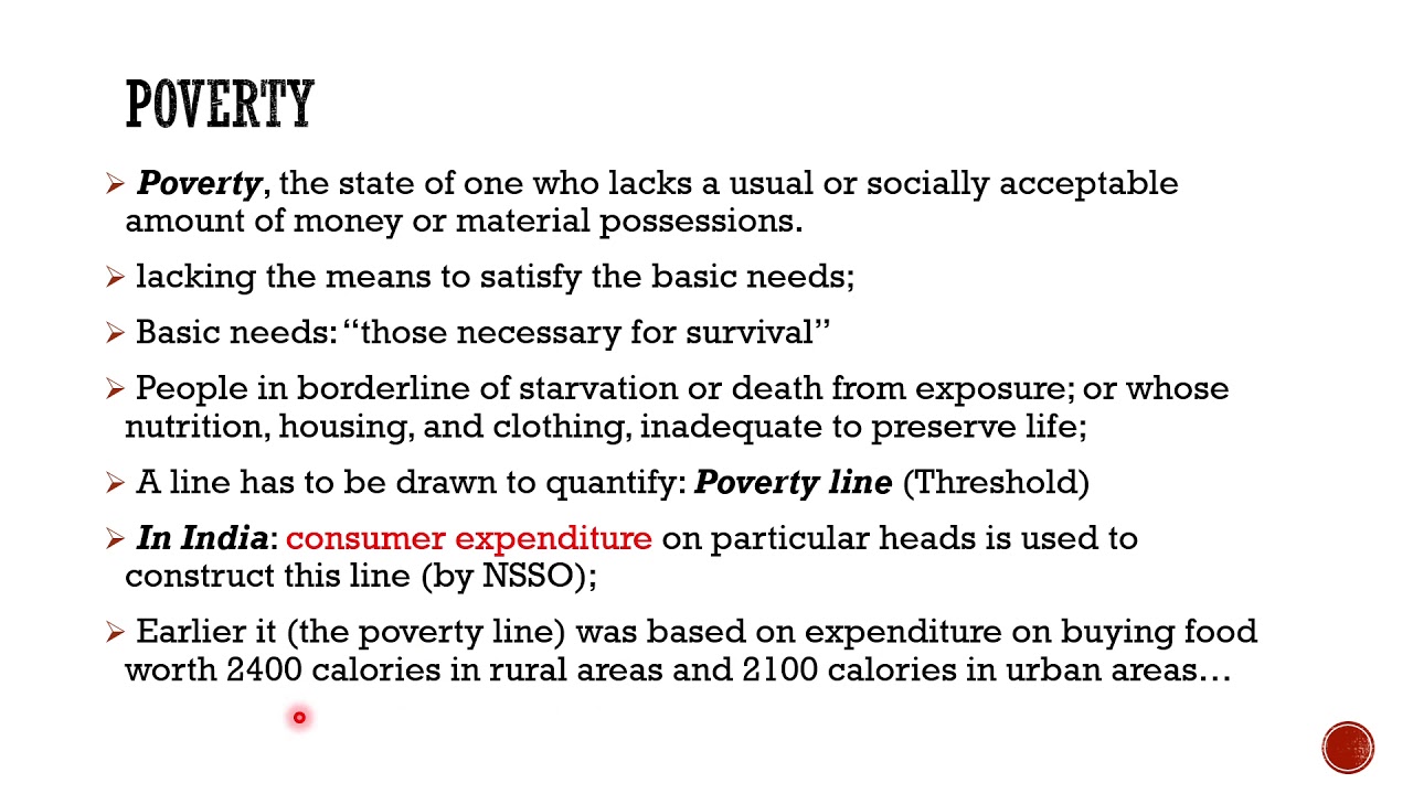 Indian Economy: Problem of Poverty And Unemployment