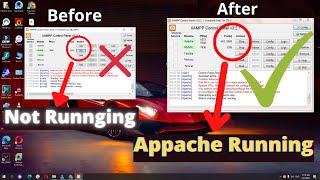How to fix Xampp Apache shutdown unexpectedly | Xampp Apache not starting
