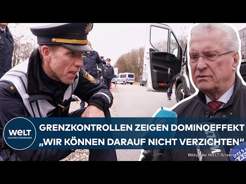 BAYERN: Grenzkontrollen führen zu einem Domino-Effekt - Grenzpolizei zieht Bilanz