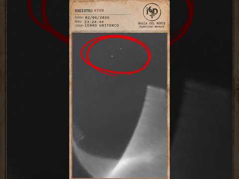 ¿Qué pasa en el Uritorco? Luces registradas en vivo