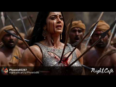 Brave queens fight against overwhelming numbers of enemies and die with honour