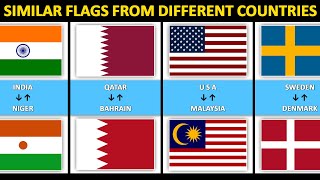 Similar Flags From Different Countries | Data Countdown