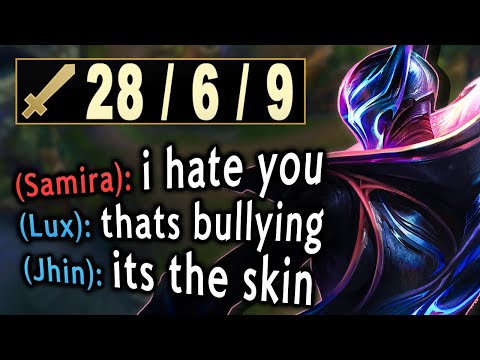 After 2 years Jhin gets a skin. He now has cat ears. He cannot be stopped.