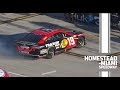 Kyle Larson hits Truex, Truex spins into his pit stall