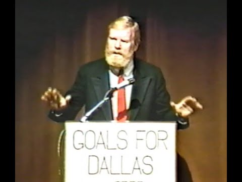 John Naisbitt at Goals for Dallas 1983