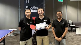 Table Tennis Tournament 2023 Winner | UTS Robotics Institute