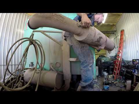 semi truck exhaust/muffler replacement