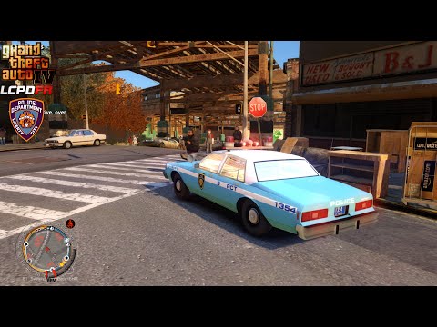 GTA IV - LCPDFR 1.1🚔 - LCPD/NYPD - 1980'S Patrol - Shots Fired On Officers | Officer Down - 4K