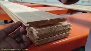 MÁY BÀO 4 MẶT 6 TRỤC WM-618 BÀO VÁN SÀN SIÊU ĐẸP