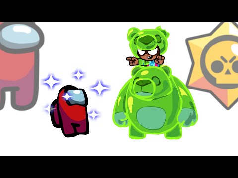 Mini Crewmate Kills Brawl Stars Brawlers - Part 2 | Among Us