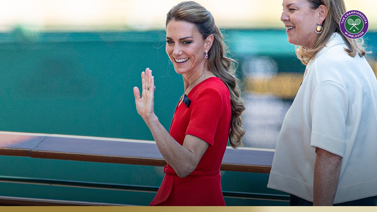 HRH The Princess of Wales arrives for the 2026 Wimbledon Ladies Final Wimbledon 2026