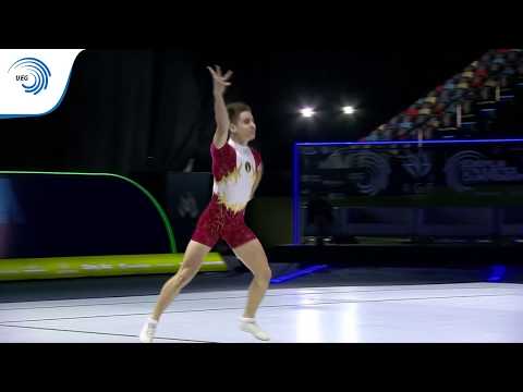 Daniel TAVOC (ROU) - 2019 Aerobics Junior European bronze medallist, individual men