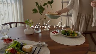 # 134 ［専業主婦の日常］初夏の食事，夫婦仲良く健康に，疲労回復メニュー，1日の家事，翌朝の朝食