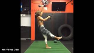 VANESSA RUBIO   Fitness Model  Leg Butt Workout   Упражнения для ног и ягодиц @ Colombia