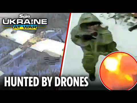 Ukraine's drones ELIMINATE freezing Russians and Putin's kamikaze drones preparing for an attack