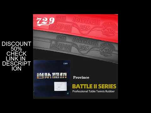 729 Friendship BATTLE 2 Provincial Blue Sponge Table Tennis Rubber Original 729 Blue Battle 2 Pro Pi