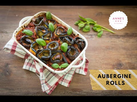 Aubergine Parmigiana Rolls