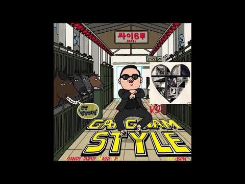 PSY VS GOTYE Gangnam style Vs Somebody that i used to know (Sandy Dupuy MASH UP) 132 BPM
