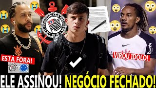 ACORDO! MEIA ASSINA com o TIMÃO! MEMPHIS É DESFALQUE! CARRILLO ANIMA FIEL! ALEX SANTANA em 2026 e+
