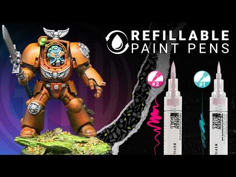Refillable Paint Pens: Miniature Painting  made easy