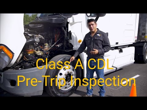 Class A CDL Pre-Trip Inspection