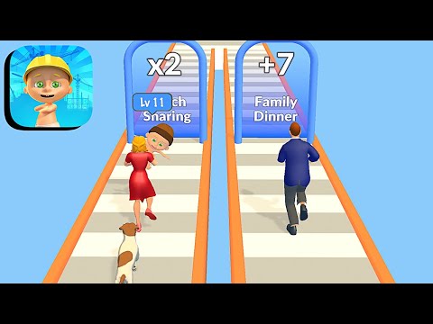 Parents Run - All Levels Gameplay Android,ios (Levels 1-4) - YouTube