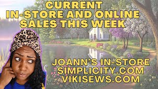 💐👀 CURRENT IN-STORE AND ONLINE SALE THIS WEEK!!! 💐👀 | JOANN