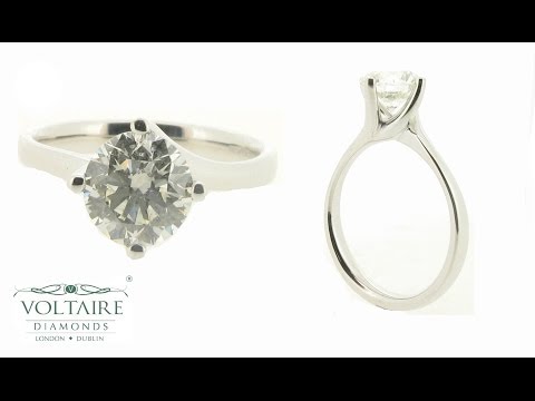 Four Claw Compass Twist Solitaire   ER 1032