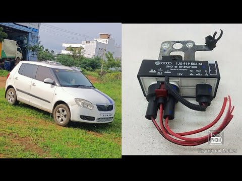 Skoda Fabia Fan relay working & location