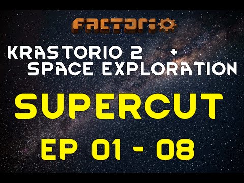 KRASTORIO 2 + SPACE EXPLORATION - Supercut Ep 01 Factorio Gameplay