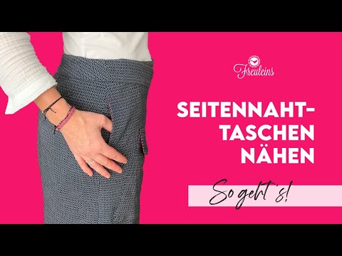 Seitennahttasche - Nahttasche - Nähanleitung