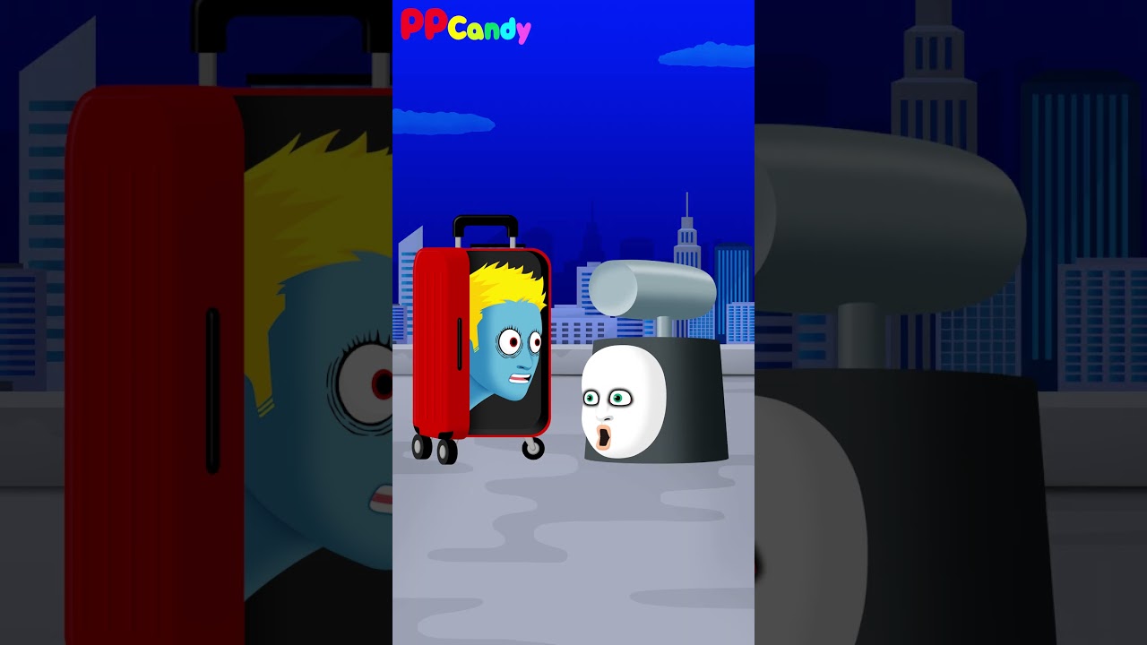 スーツケースおばけ vs ハンマーおばけ #shorts #anime #animation #妖怪