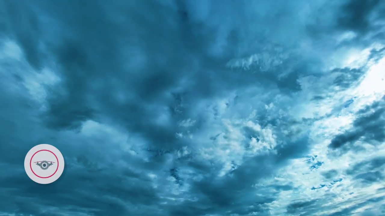 4K UHD Time-lapse of some fast moving dark storm clouds